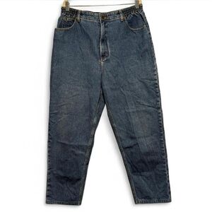 L.L. Bean Jeans Relaxed Straight Leg Comfort Waist, Plus Size 16, Y2K/Vintage